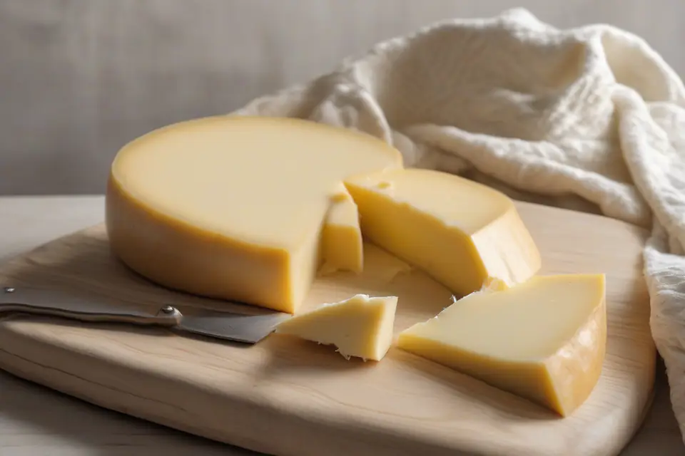 Sliced kaşar cheese