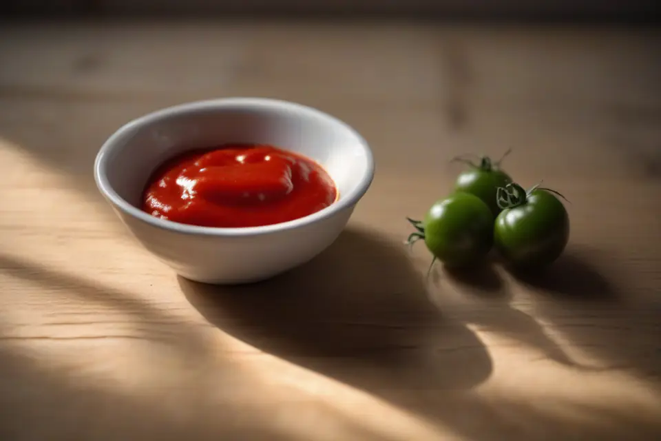 Ketchup in a bowl