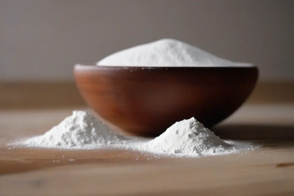 Cornstarch in a bowl
