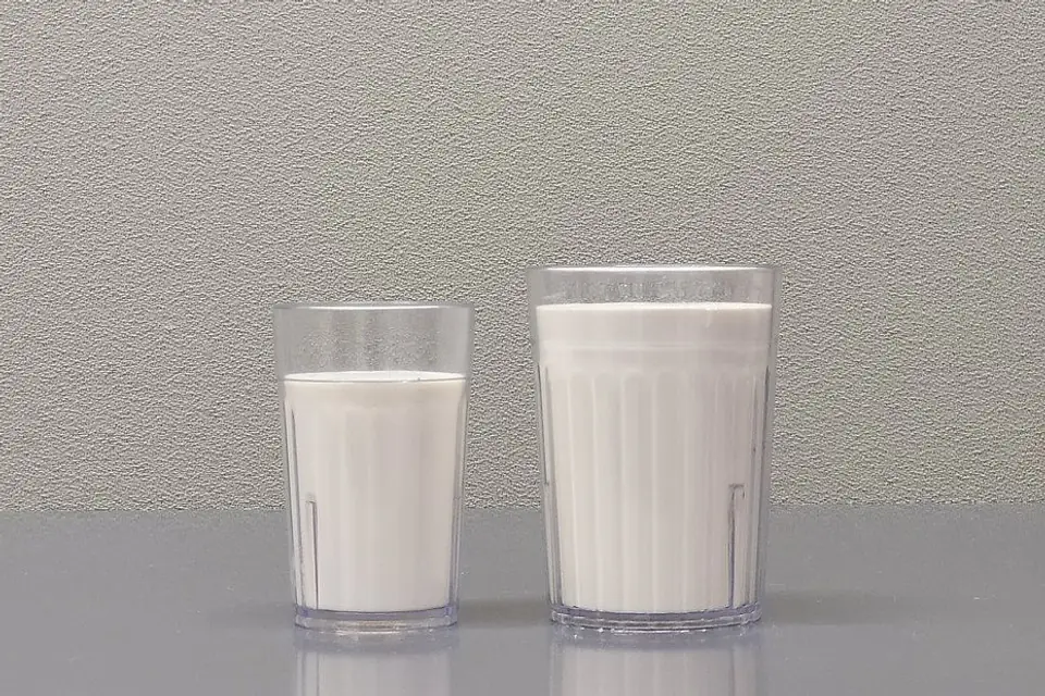 Two glasses of milk