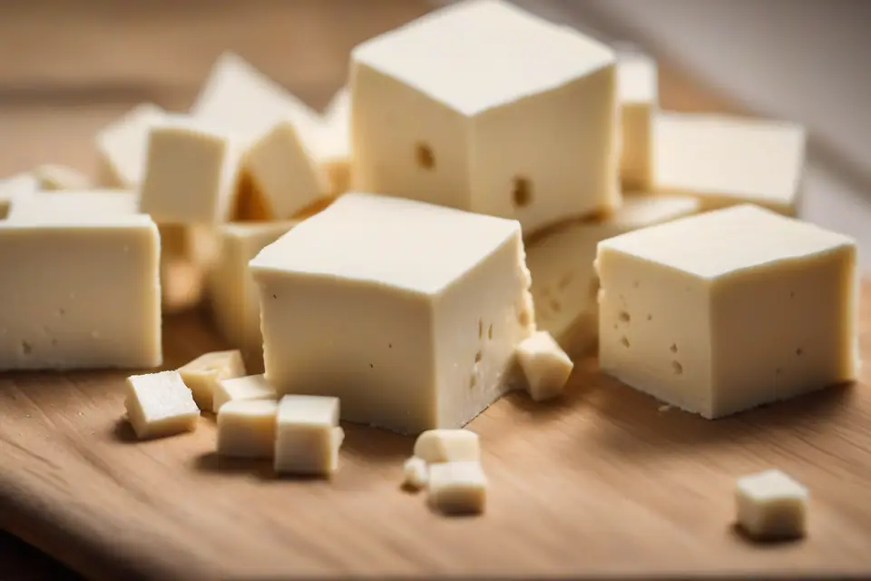 Cubed tofu